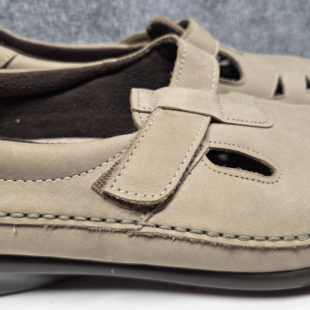 SAS Tripad Comfort Roamer Mary Jane Moc Loafer Shoes British Tan Suede Womens 11 - Picture 2 of 10